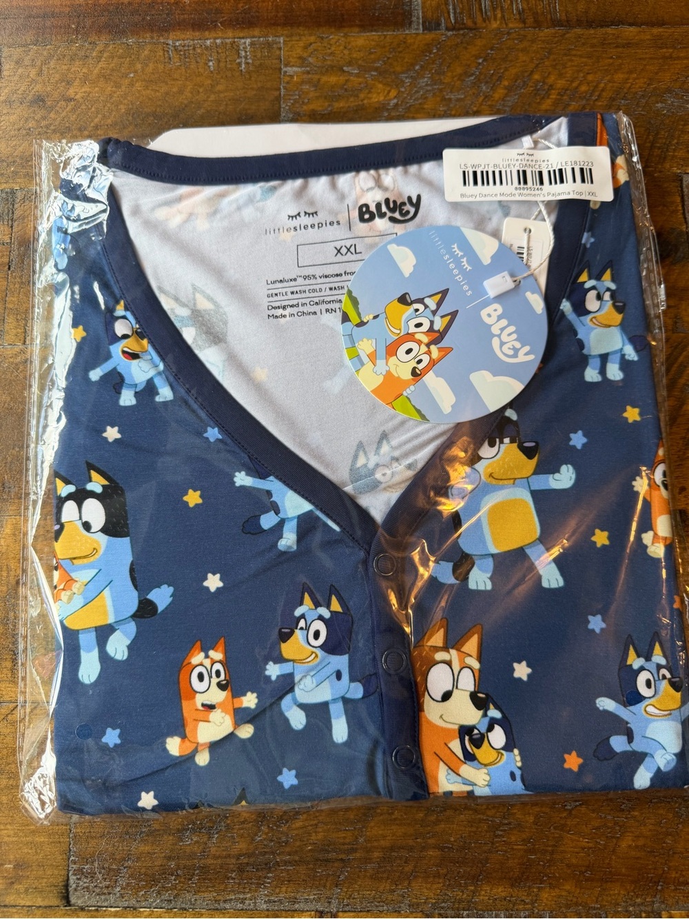 NWT Little Sleepies Women’s Pajama Top, XXL